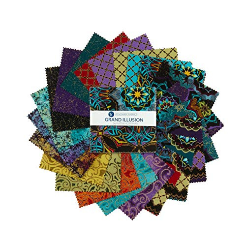 Windham Fabrics Windham Grand Illusion 5''X5'' Squares Multi 42pcs