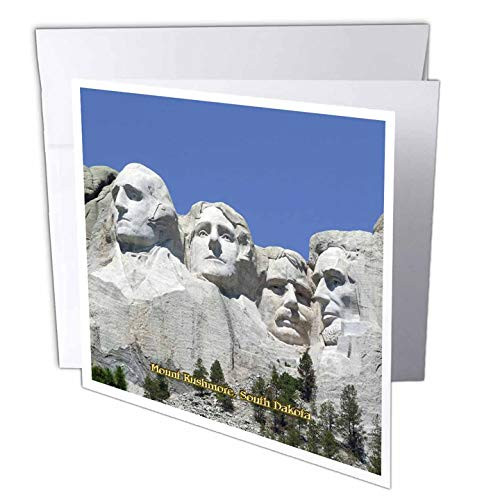 3dRose Mount Rushmore, South Dakota - Greeting Cards, 6 x 6 inches, set of 12 (gc_55329_2)