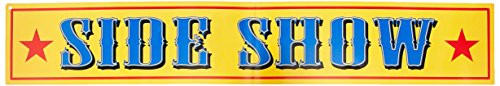 Beistle 54304 Circus Sign Cutouts, 4" x 24", 4 Pack