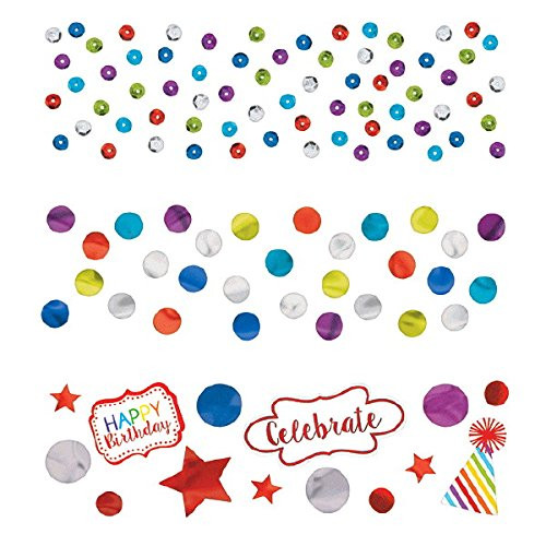 Value Pack Confetti | Rainbow | 1.2 oz. | Party Decor