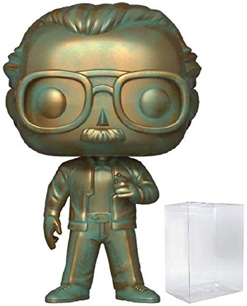 Marvel: Stan Lee (Patina) Funko Pop! Icons Vinyl Figure (Includes Compatible Pop Box Protector Case) Marvel: Stan Lee (Patina) Funko Pop! Icons Vinyl Figure (Includes Compatible Pop Box Protector Case)