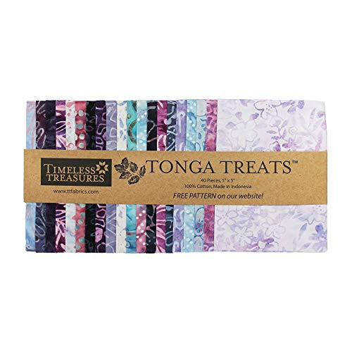 Timeless Treasures Tonga Batik Treat 5'' Square Pack Magic