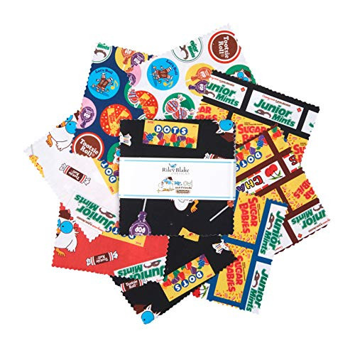 Riley Blake Designs Riley Blake Licensed Tootsie 5 Inch Stacker 42 Pcs, Multi