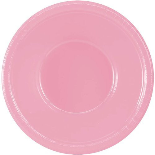 New Pink Plastic Bowls, 12oz, 200 Ct.