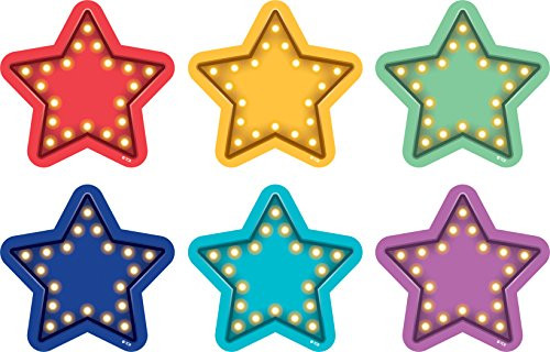 Teacher Created Resources Marquee Stars Spot On Vinyl Floor Markers
