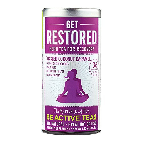 The Republic of Tea Be Active Green Rooibos Tea - Get Restored - Herbal Tea For Recovery, 36 Tea Bag Tin The Republic of Tea Be Active Green Rooibos Tea - Get Restored - Herbal Tea For Recovery, 36 Tea Bag Tin