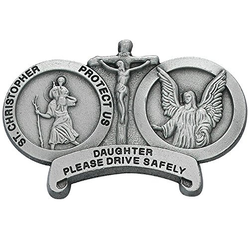 All Patron Saints St Christopher Daughter Drive Safely Auto Visor Clip All Patron Saints St Christopher Daughter Drive Safely Auto Visor Clip