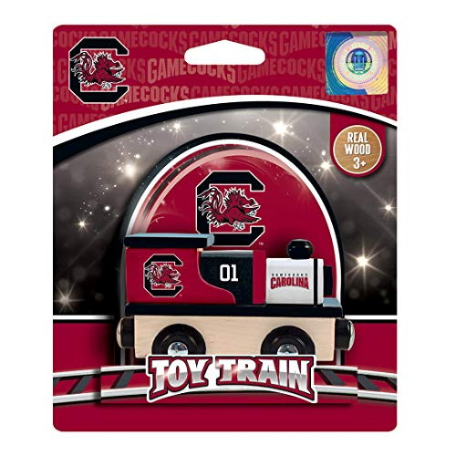 MasterPieces NCAA South Carolina Fighting Gamecocks, Real Wood Toy Train Engine, For Ages 3+