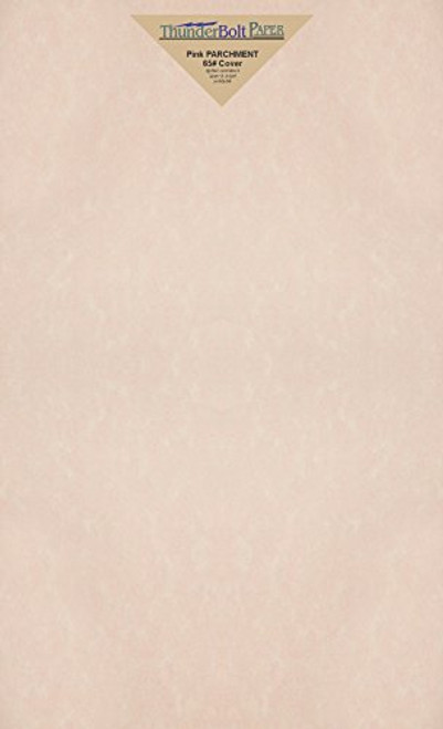 25 Pink Parchment 65lb Cover Weight Paper 8.5 X 14 Inches Cardstock Colored Sheets Legal Size -Printable Old Parchment Semblance