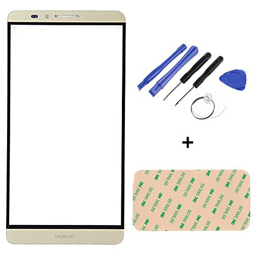 Huawei Ascend Mate 7 Front Screen Outer Glass Lens Replacement with Adhesive Tape and Tool Kit (Gold) Huawei Ascend Mate 7 Front Screen Outer Glass Lens Replacement with Adhesive Tape and Tool Kit (Gold)