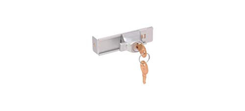 CRL Aluminum Finish Stick-On Showcase Lock - Keyed Alike