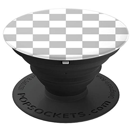 Checkerboard Silver White - Checkered Grey Chess Board Gift PopSockets Grip and Stand for Phones and Tablets Checkerboard Silver White - Checkered Grey Chess Board Gift PopSockets Grip and Stand for Phones and Tablets
