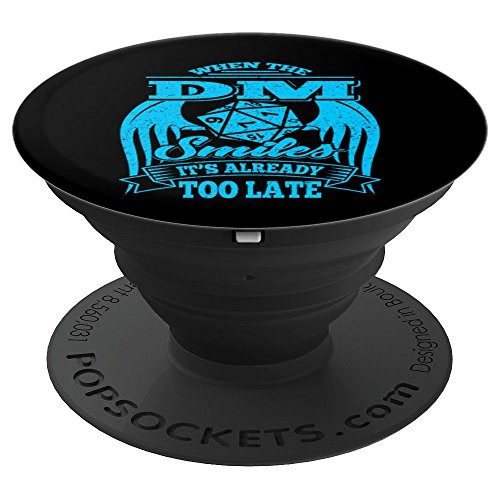 Fantasy Role Playing Dungeons Gift RPG DM Tabletop Dice - PopSockets Grip and Stand for Phones and Tablets