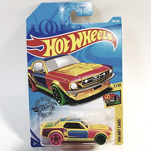 Hot Wheels HW Art Cars 1967 Ford Mustang Coupe 1/64 Scale 7/10 Diecast Car