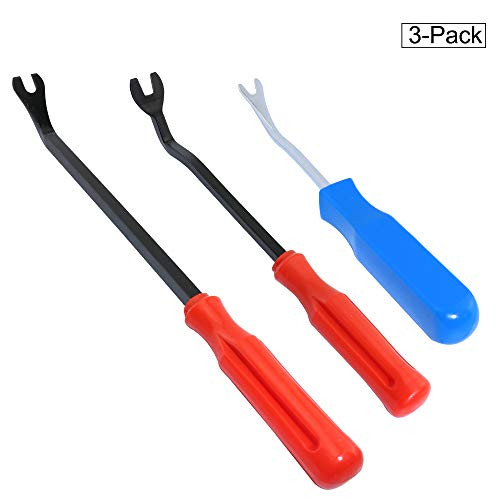 KOOTANS 3pcs Plastic Fastener Remover Clip Removal Tool