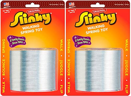The Original Slinky Brand Metal Slinky in Blister Pack - Value 2 Packs