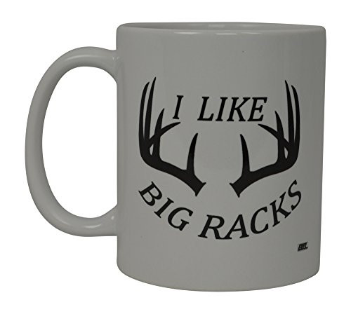 Funny Coffee Mug Hunting I Like Big Racks Buck Hunter Novelty Cup Gift For Friend Hunt Funny Coffee Mug Hunting I Like Big Racks Buck Hunter Novelty Cup Gift For Friend Hunt