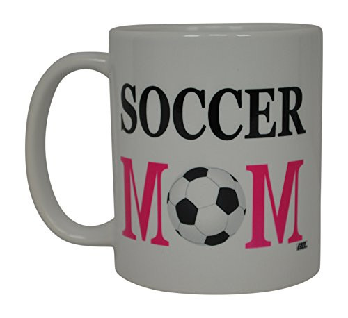 Soccer Mom Coffee Mug Best Mother Novelty Cup Great Gift Idea For Mom Mothers Day Wife Or Parent