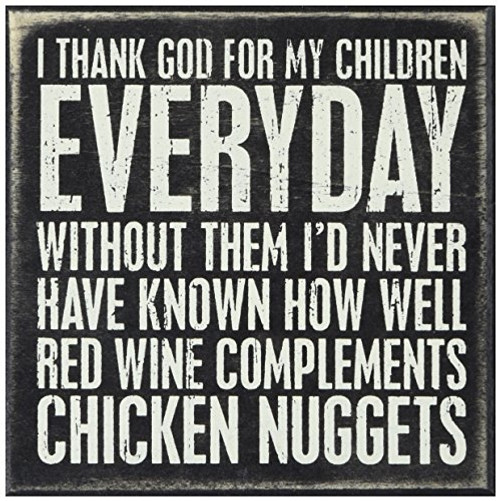 Primitives by Kathy Classic Box Sign, Wine and Nuggets Primitives by Kathy Classic Box Sign, Wine and Nuggets