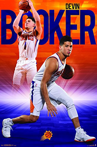 Trends International NBA Phoenix Suns - Devin Booker Wall Poster, 22.375" x 34", Unframed Version