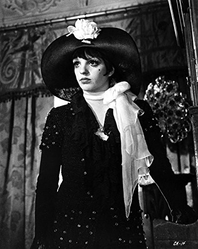 Liza Minnelli wearing Gown and Hat in Black and White Portrait Photo Print (8 x 10)