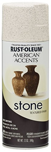 Rust-Oleum 285028 Stone Creations Spray Paint, Travertine