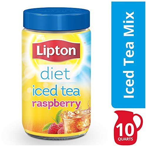 Lipton Diet Iced Tea Mix, Raspberry, 10 qt