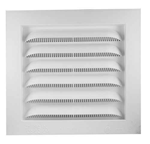 Duraflo 620808REC Recessed Gable Vent, 8-Inch X 8-Inch