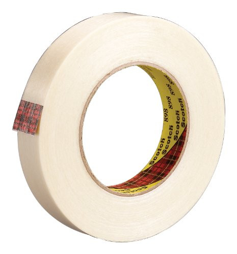 Scotch Filament Tape 898, Clear, 24 mm x 55 m, 6.6 mil