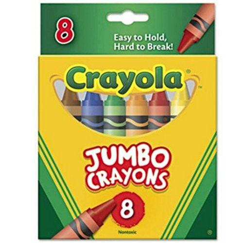 Crayola Bulk Buy (3-Pack) Jumbo Crayons 8 Pack 52-0389 Crayola Bulk Buy (3-Pack) Jumbo Crayons 8 Pack 52-0389