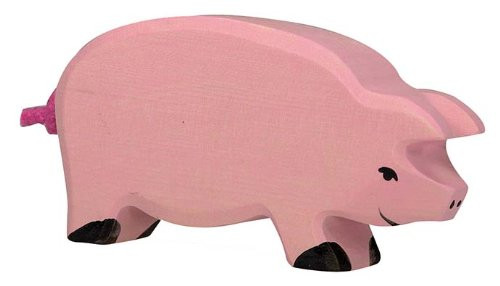 Holztiger Pig Toy Figure
