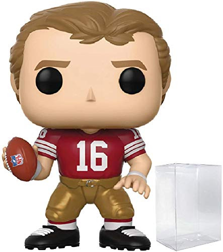 Funko NFL Legends: Joe Montana (49ers Home) Pop! Vinyl Figure (Includes Compatible Pop Box Protector Case)