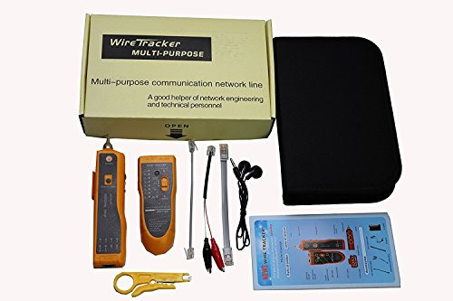Wire Tracker, RJ11 RJ45 Line Finder Multifunction Ethernet LAN Network Cable Tester for Network Cable Collation and Telephone Line Tester