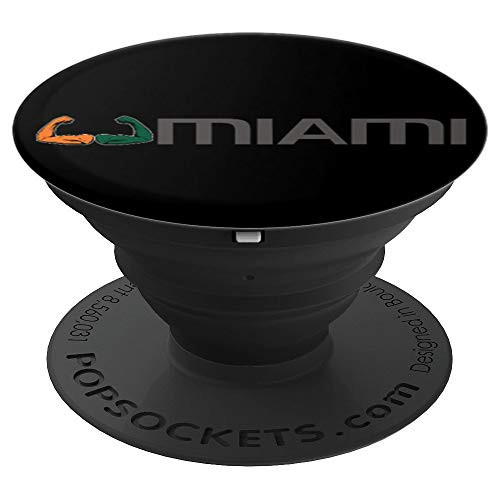 Miami Sports Fan Cool College Football Tailgate Gifts - PopSockets Grip and Stand for Phones and Tablets