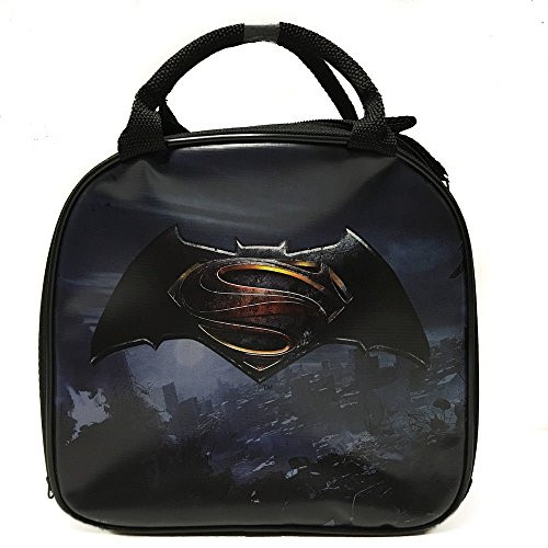 DC Comics Batman VS Superman Insulated Lunch Bag w/ Water Bottle (LOGO)