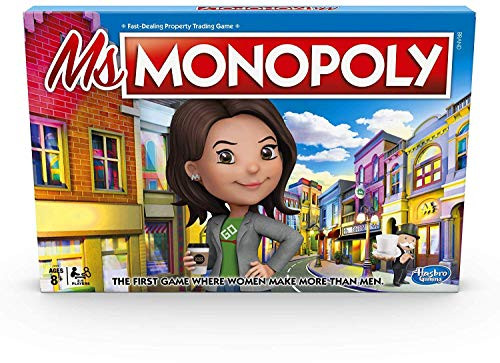 Monopoly Ms.Monopoly Board Game for Ages 8 & Up