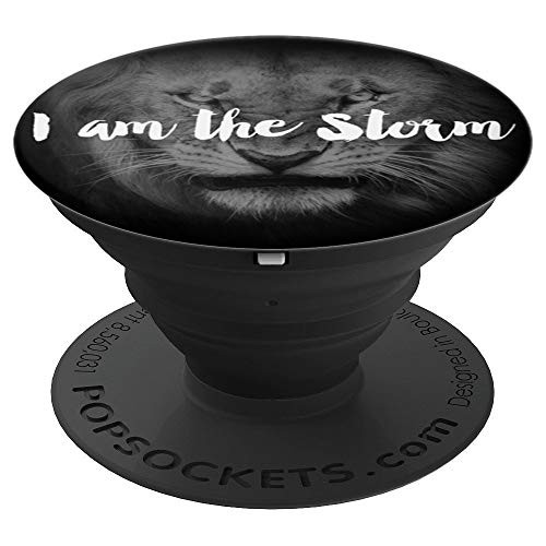ZANE/ORIGINALS King Lion I Am The Storm | The Devil Whispers - PopSockets Grip and Stand for Phones and Tablets ZANE/ORIGINALS King Lion I Am The Storm | The Devil Whispers - PopSockets Grip and Stand for Phones and Tablets