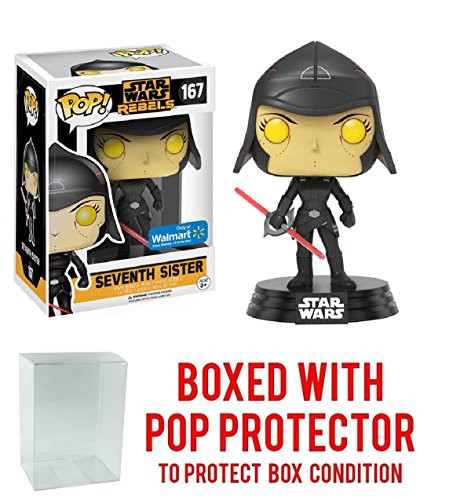Funko Pop! Star Wars Rebels: Seventh Sister #167 (Walmart Exclusive) Vinyl Figure (Bundled with Pop BOX PROTECTOR CASE)