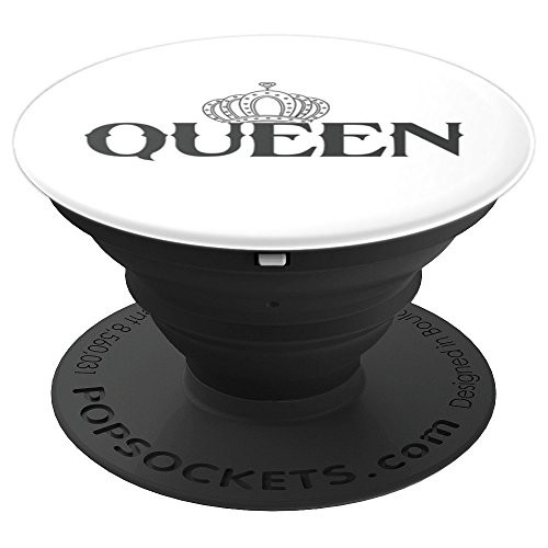 For COUPLES | QUEEN Crown - PopSockets Grip and Stand for Phones and Tablets