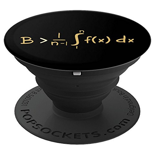 B (Be) Greater Than Average Funny Math Calculus Teacher Joke - PopSockets Grip and Stand for Phones and Tablets