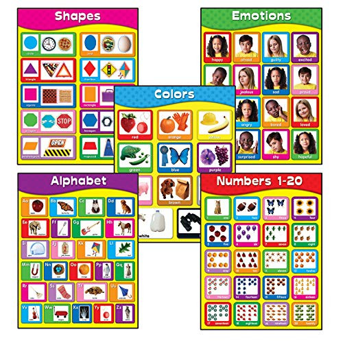 Carson-Dellosa Early Learning Chartlet Set