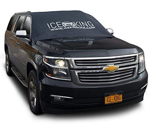Magnetic Windshield Cover - Huge Size Fits Any Car, Truck, SUV, Van or Automobile - Keeps Ice & Snow Off - Top Quality Exterior Auto Snow Windshield Cover with Magnetic Edges