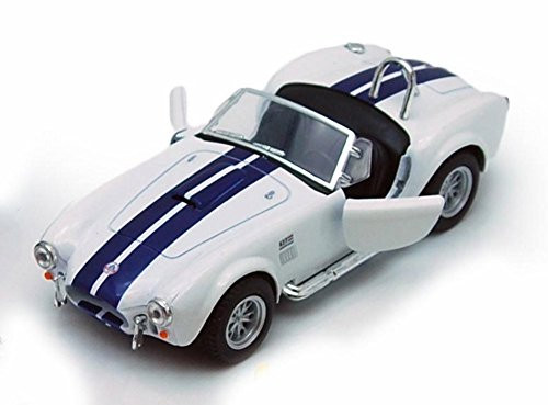 1965 Shelby Cobra 427 S/C Convertible, White - Kinsmart 5322/4D - 1/32 scale Diecast Model Toy Car (Brand New, but NO BOX) 1965 Shelby Cobra 427 S/C Convertible, White - Kinsmart 5322/4D - 1/32 scale Diecast Model Toy Car (Brand New, but NO BOX)
