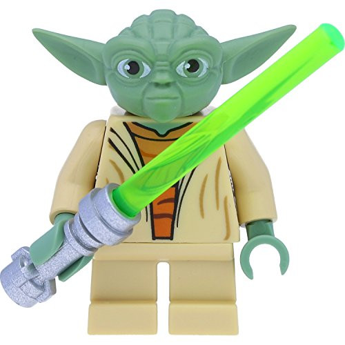 LEGO Star Wars Clone Wars Minifigure - Yoda with Lightsaber LEGO Star Wars Clone Wars Minifigure - Yoda with Lightsaber