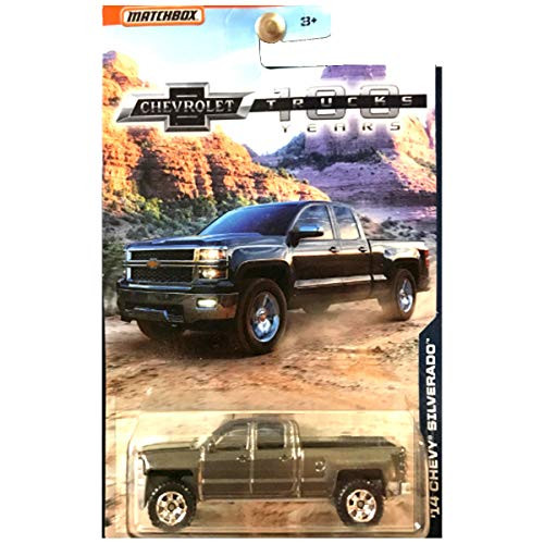 Matchbox Chevrolet 100 Years Trucks Series 2014 Chevy Silverado Truck Charcoal Gray