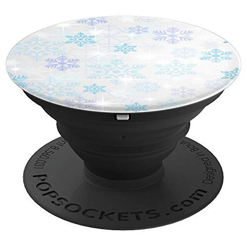 Christmas Snowflakes Snow Snowing Holiday White Gift - PopSockets Grip and Stand for Phones and Tablets Christmas Snowflakes Snow Snowing Holiday White Gift - PopSockets Grip and Stand for Phones and Tablets