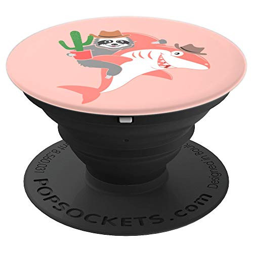 Cactus Shark Sloth Rose Cinco De Mayo Christmas Gift - PopSockets Grip and Stand for Phones and Tablets