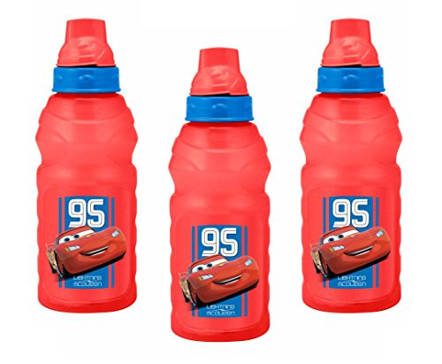 Zak Design Disney Cars CASU-M570 16 Oz ChillPak Water Bottle&#44; Pack Of 3