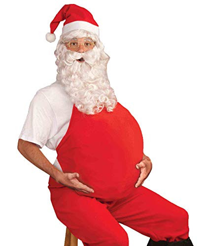 Forum Novelties Men's Costume Belly Stuffer, Red, One Size