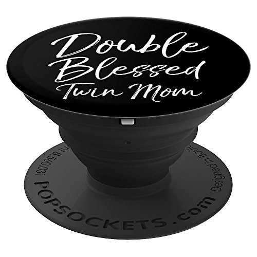 Double Blessed Twin Mom PopSocket Grip for Moms Cute Mother - PopSockets Grip and Stand for Phones and Tablets Double Blessed Twin Mom PopSocket Grip for Moms Cute Mother - PopSockets Grip and Stand for Phones and Tablets
